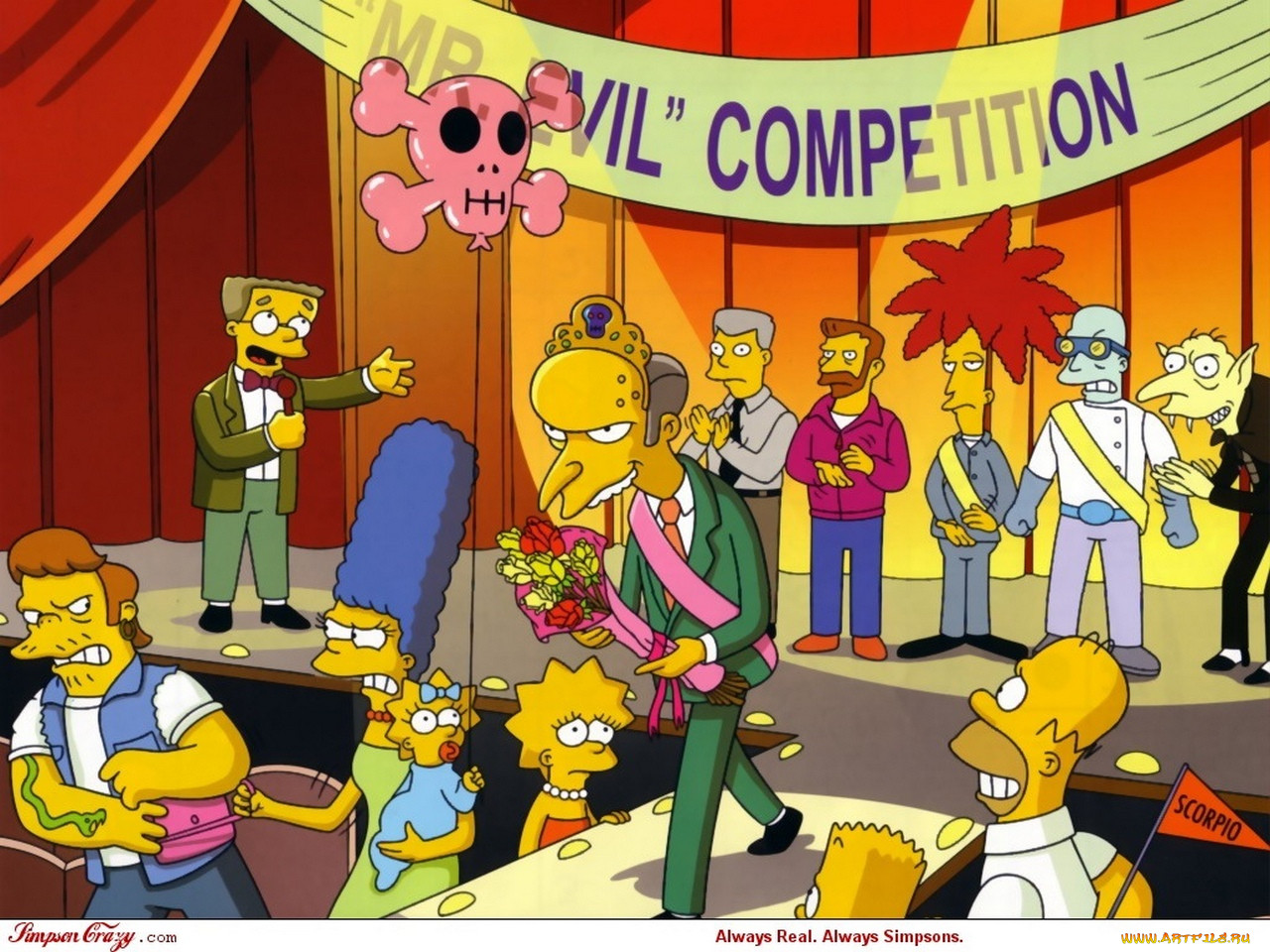 , the, simpsons
